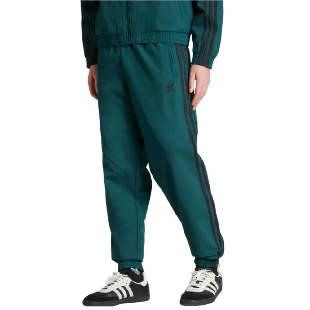 NWT Men's Adidas Firebird Track Pants in Aurora Ivy/Black [L]